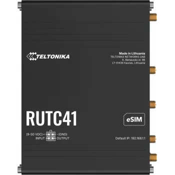Maršrutētājs TELTONIKA RUTC41 4G LTE EDGE, industriālais mobilais maršrutētājs RUTC41000000