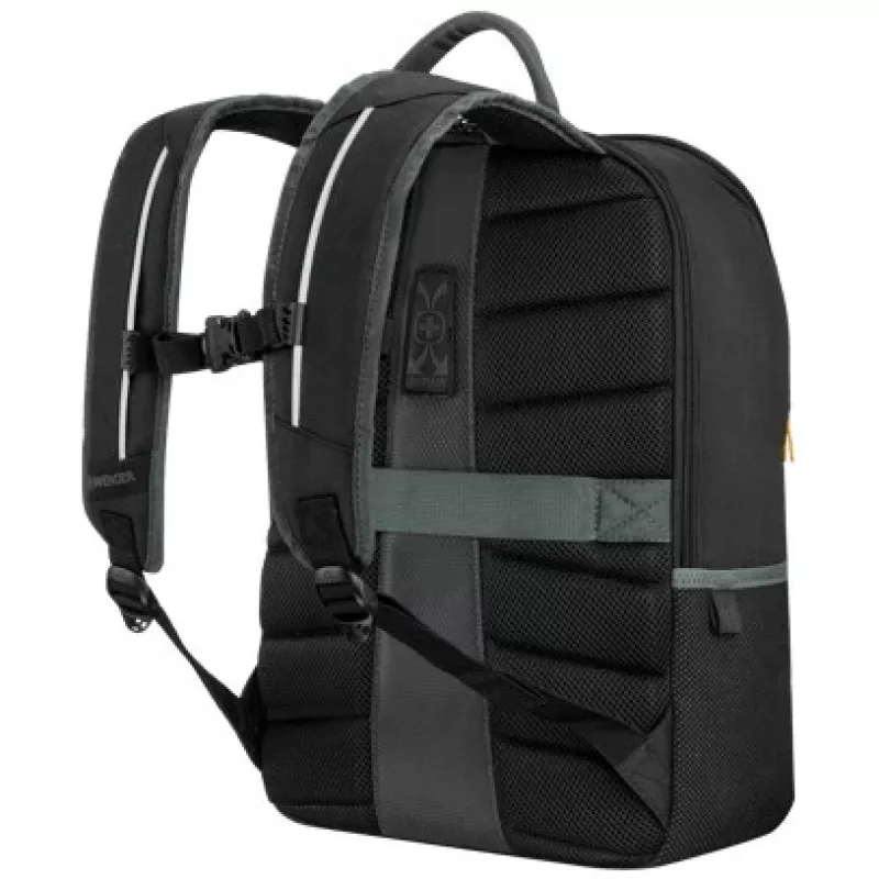 WENGER Next 23 Move 40,64 cm 16 collu piezīmjdatora mugursoma ar planšetdatora kabatu Gravity Black