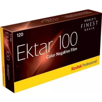 Kodak PROFESSIONAL EKTAR 100 - krāsu negatīvu plēve - 120 (6 cm) - ISO 100 - 5 ruļļi (8314098)