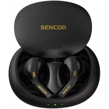 SENCOR SEP 560BT BK bezvadu austiņas BT 5.3, darbības laiks 6h, 40mAh
