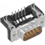 Harting D-SUB tapu ligzda 90° Polu skaits: 15 Lodēšana 09 66 262 6811 1 gab.