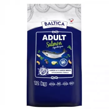 BALTICA Excellent Hypoallergenic Adult L/XL Salmon sausā barība suņiem 12 kg