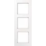 JUNG A5583BFWW sienas plāksne/slēdža rāmis — balta termoplastika, 85×227 mm