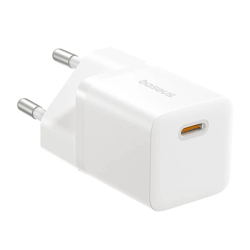 Baseus P10110909213-00 USB-C GaN5 mini 25W sienas lādētājs Balts