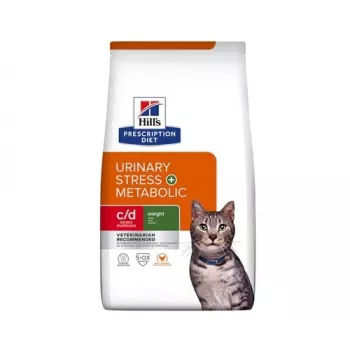HILL'S Feline c/d Urinary Stress + Metabolic - Sausā barība kaķiem - 3 kg