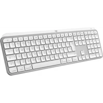 Logitech 920-011638 bezvadu tastatūra, alumīnijs, balta