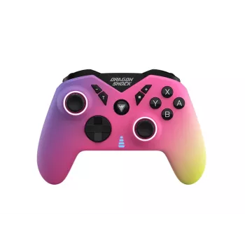 DragonShock Nebula Ultimate, bezvadu spēļu kontrolieris Nintendo Switch, D-Pad, Sākuma poga, Starta poga, Turbo poga, Daudzkrāsains, Bluetooth