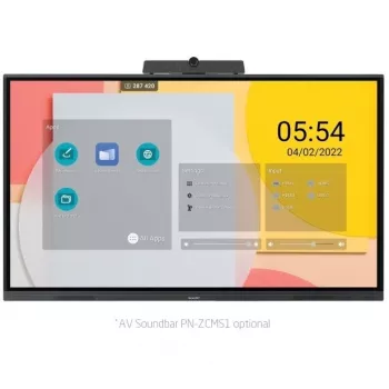 Sharp PN-L752B interaktīvā tāfele 190,5 cm (75 collas) 3840 x 2160 pikseļi Skārienjūtīgs Melna