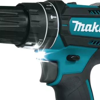 Makita DHP482RFX9 - Bezvadu triecienurbis/skrūvgriezis - Atslēgas patrona 13 mm - 62 N·m - 2 baterijas, lādētājs iekļauts - 18 V (DHP482RFX9)