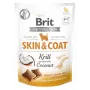 Brit Dog Skin & Coat Krill Coconut 150 g — kārumi pieaugušiem suņiem ar krila garšu, bez lipekļa