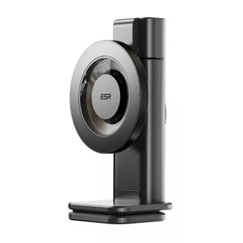 ESR Skygrip telefona turētājs — regulējams leņķis, melns