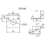 Stiprinājuma kronšteins Datalogic ST-1218, 40×40×40 mm