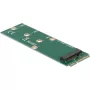 DeLOCK 64109 - Interfeisa adapteris no M.2 uz mSATA