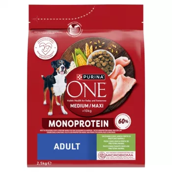 Suņu barība Purina Nestle PURINA ONE MED/MAX Adult Monoprotein Tītars 2.5 kg