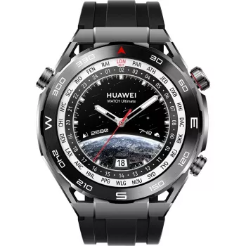 Huawei Watch Ultimate — Gudrais pulkstenis ar HNBR siksniņu, 1,5 collu ekrāns, NFC, Bluetooth