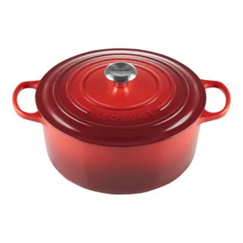 Le Creuset Signature apaļais cepamtrauks 20cm ķiršu sarkans (21177200602430)
