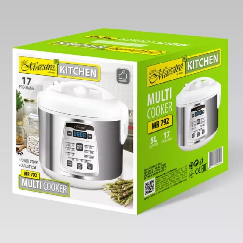 Multivārāmais katls MAESTRO MR-792, 17 programmas, 700 W
