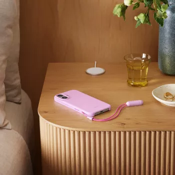 Beats iPhone 17 Kickstand Maciņš ar MagSafe un Kameras Kontroli, Pebble Pink, PC & Mikrošķiedra