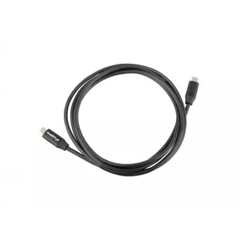 LANBERG USB-C uz USB-C kabelis CA-CMCM-40CU-0018-BK — USB 2.0, 1,8 m, melns