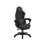 Spēļu krēsls huzaro Force 3.7 Carbon Black — ergonomisks, regulējams augstums 107.5–116.5 cm, 5 riteņi, jostas un kakla spilveni