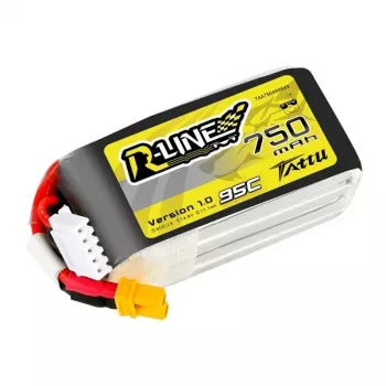 Tattu R-Line 750mAh 14.8V 95C 4S1P JST-XHR akumulators