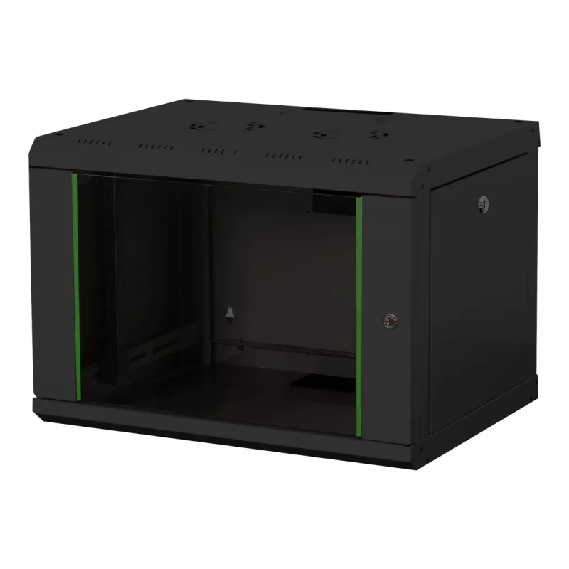 Sienas stiprinājuma skapis Digitus DN-19 07-U-SW, 7U, melns