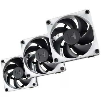 HYTE THICC FP12 120mm korpusa ventilators 3 komplektā balts