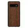 Mobilā telefona maciņš Samsung Galaxy S10, koka un polikarbonāta, melns Koala dizains, aizsargmaciņš