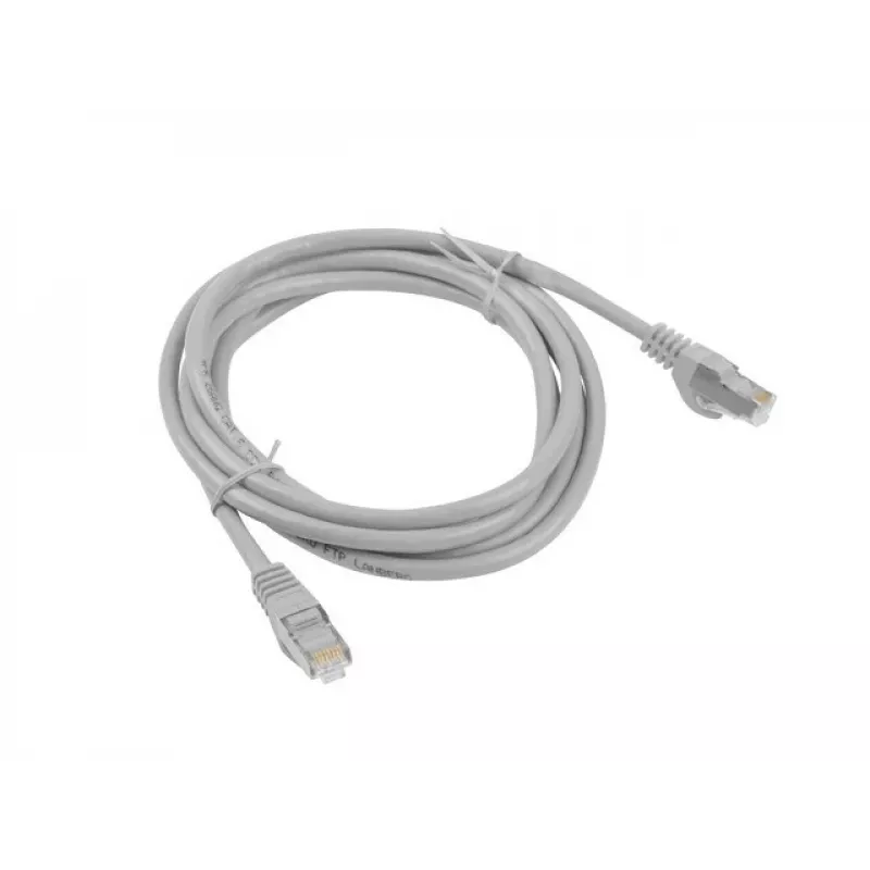 Tīkla kabelis LANBERG PCF6-10CC-0100-S Cat6 F/UTP RJ-45 1 m Pelēks