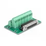 DeLOCK D-Sub 25 sieviešu uz spaiļu bloku DIN sliedei 51mm x 86mm x 30mm