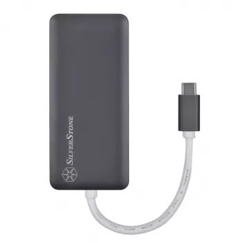 SilverStone SST-EP14C - USB 3.1 Type-C Gen1 uz HDMI, 3x USB 3.1 Gen 1 Type-A, 1x USB 3.1 Gen 1 Type-C (PD 2.0 uzlāde)