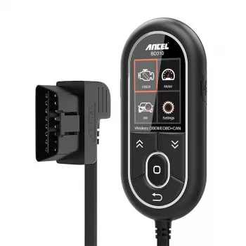Diagnostikas skeneris Ancel BD310 OBD2 Bluetooth — automobiļa kļūdu nolasītājs un reāllaika datu rīks
