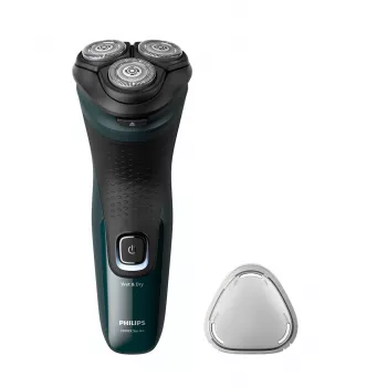 Elektriskais rotācijas skuveklis Philips 3000X Series X3002/00 – 3 galviņas, slapjai un sausai skūšanai, bezvadu, NiMH akumulators, 40 min darbības