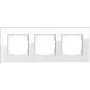 Gira Esprit Glas White pārslēdzēja stikla pārsega plāksne, bezskrūvju, 95×236.8×9.85 mm