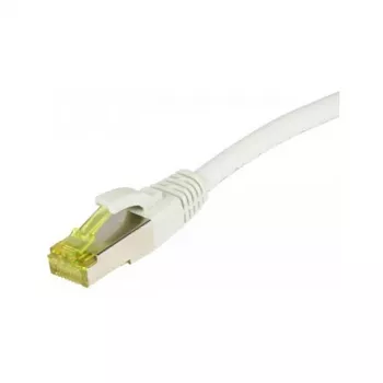 Patch kabelis RJ45, CAT6A 500Mhz, 0,5m, Balts, S-STP(S/FTP), TPE/LSZH(Ultraflex), AWG26, ar Cat.7 izejvielu kabeli, Synergy 21 (S217630)