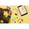 LEGO NINJAGO komplekts 71827 Zane kaujas tērpa mehs, 92 gabali, 2 minifigūras, augstums 100 mm, vecums 6+