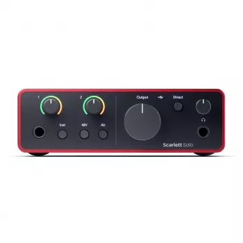 Focusrite Scarlett Solo 4. paaudze - 2 kanālu audio interfeiss
