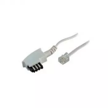 Telefona kabelis S/CONN 70050-W 10 m Balts