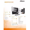 Mātesplate ASRock B850M Pro RS WiFi — AMD B850, Socket AM5, microATX, DDR5, 4 DIMM, 256GB, Wi‑Fi 6E, 2.5Gb LAN, 3x M.2