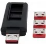 USB A 3.0 dzimuma pārveidotājs EXSYS EX-1112-R sarkans