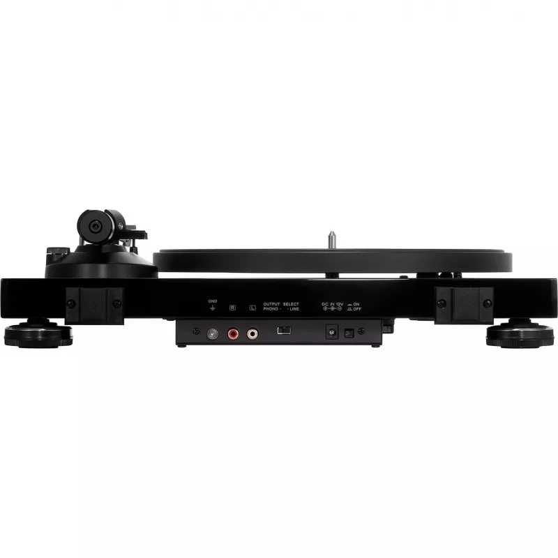 Audio-Technica AT-LPW50PB ar siksnas piedziņu, manuāls atskaņotājs vinilam