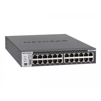 NETGEAR M4300-24X pārvaldāms L3 10G Ethernet (100/1000/10000) 1U melns
