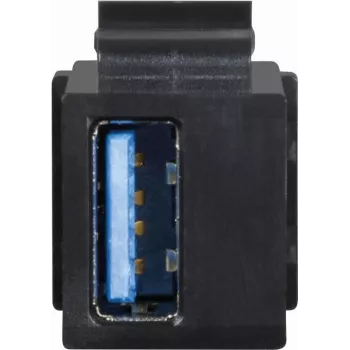 Keystone modulārais savienotājs USB-A 3.0 Ligzda pret USB-A 3.0 Ligzdu, LogiLink® [NK0015B]