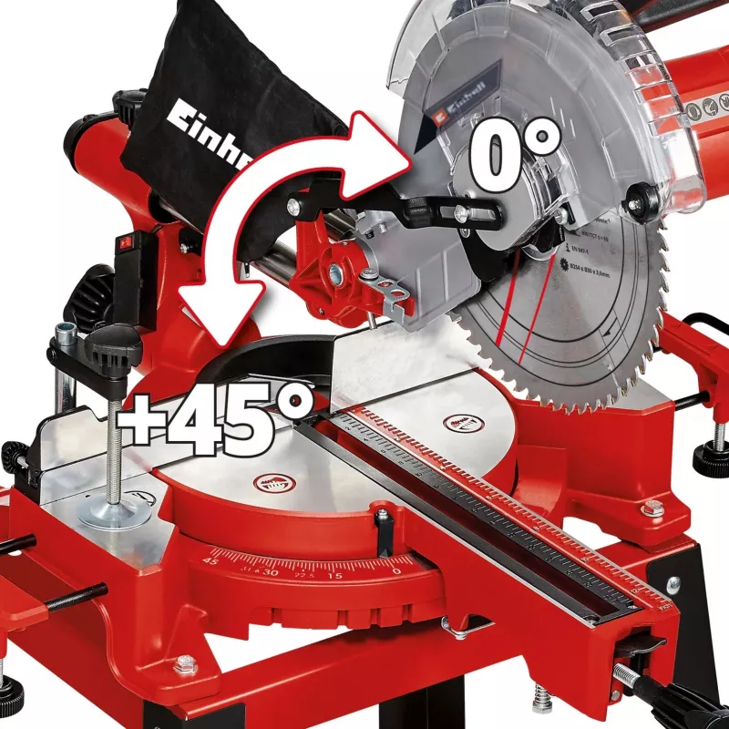 Einhell TC-SM 2531/2 U Šķērsgriešanas un slīpgriešanas zāģis