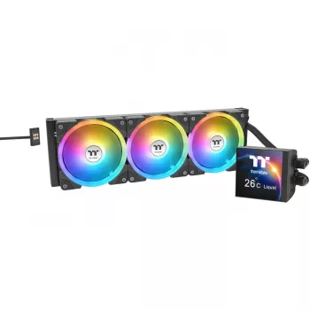 Šķidruma dzesēšanas sistēma AIO THERMALTAKE MAGFloe 360 Ultra — 360mm radiators, RGB ventilatori
