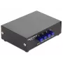 Manuālais audio/video komutators DeLOCK 87637, melns, metāla korpuss