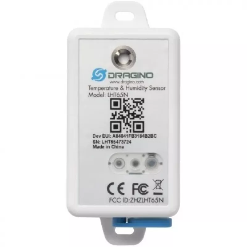 DRAGINO LHT65S-EU868-E3 LoRaWAN temperatūras un mitruma sensors