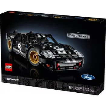 LEGO TECHNIC 42223 1966 Ford GT40 MKII Sacīkšu Auto