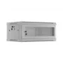 Rack skapis LANBERG WF01-6404-23S 19 collu 4U pelēks ar perforētām durvīm