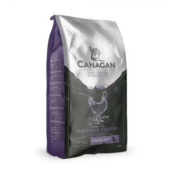 Canagan sausā barība kaķiem Light/Senior 1,5kg